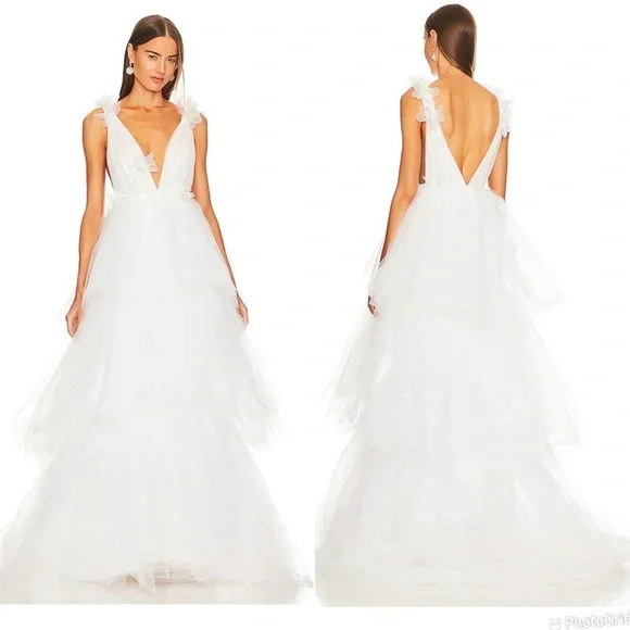 NEW Katie May Aurora Gown in Ivory - Picture 4 of 16